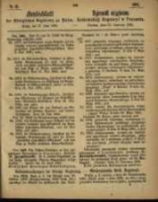 Amtsblatt der K&ouml;niglichen Regierung zu Posen. 1864.06.21 Nro.25