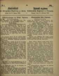 Amtsblatt der K&ouml;niglichen Regierung zu Posen. 1864.01.19 Nro.3