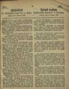 Amtsblatt der K&ouml;niglichen Regierung zu Posen. 1864.02.02 Nro.5