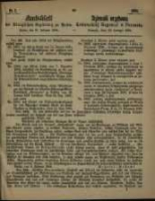 Amtsblatt der K&ouml;niglichen Regierung zu Posen. 1864.02.16 Nro.7