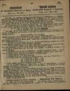 Amtsblatt der K&ouml;niglichen Regierung zu Posen. 1864.03.01 Nro.9