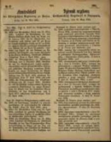Amtsblatt der K&ouml;niglichen Regierung zu Posen. 1864.05.24 Nro.21