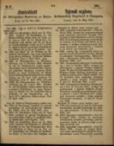 Amtsblatt der Königlichen Regierung zu Posen. 1864.05.24 Nro.21