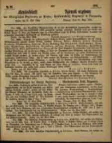 Amtsblatt der Königlichen Regierung zu Posen. 1864.05.31 Nro.22
