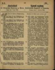 Amtsblatt der K&ouml;niglichen Regierung zu Posen. 1864.06.07 Nro.23
