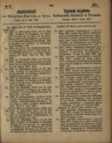 Amtsblatt der K&ouml;niglichen Regierung zu Posen. 1864.07.05 Nro.27