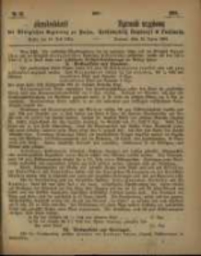 Amtsblatt der K&ouml;niglichen Regierung zu Posen. 1864.07.12 Nro.28