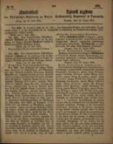 Amtsblatt der K&ouml;niglichen Regierung zu Posen. 1864.07.19 Nro.29