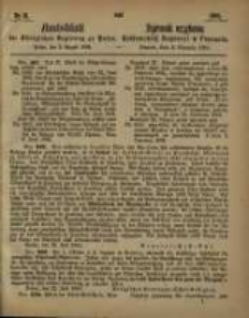 Amtsblatt der K&ouml;niglichen Regierung zu Posen. 1864.08.02 Nro.31