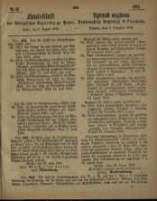 Amtsblatt der K&ouml;niglichen Regierung zu Posen. 1864.08.09 Nro.32