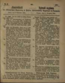 Amtsblatt der K&ouml;niglichen Regierung zu Posen. 1864.09.06 Nro.36