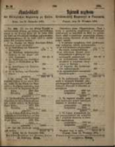 Amtsblatt der K&ouml;niglichen Regierung zu Posen. 1864.09.20 Nro.38