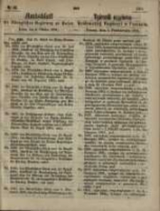 Amtsblatt der K&ouml;niglichen Regierung zu Posen. 1864.10.04 Nro.40