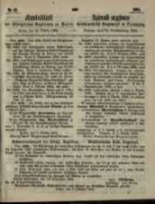 Amtsblatt der Königlichen Regierung zu Posen. 1864.10.18 Nro.42