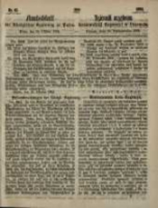 Amtsblatt der K&ouml;niglichen Regierung zu Posen. 1864.10.25 Nro.43