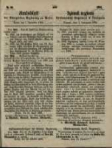Amtsblatt der K&ouml;niglichen Regierung zu Posen. 1864.11.01 Nro.44