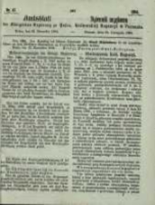 Amtsblatt der K&ouml;niglichen Regierung zu Posen. 1864.11.22 Nro.47
