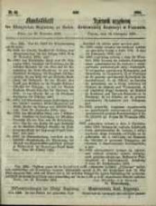 Amtsblatt der K&ouml;niglichen Regierung zu Posen. 1864.11.29 Nro.48