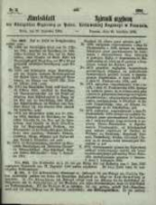 Amtsblatt der K&ouml;niglichen Regierung zu Posen. 1864.12.20 Nro.51