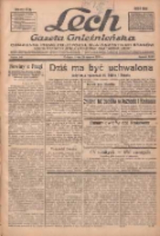 Lech.Gazeta Gnieźnieńska: codzienne pismo polityczne dla wszystkich stan&oacute;w. Dodatki: tygodniowy "Lechita" i powieściowy oraz dwutygodnik "Leszek" 1935.06.26 R.26 Nr145