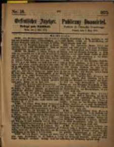 Oeffentlicher Anzeiger. 1875.05.05 Nro.18