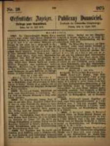 Oeffentlicher Anzeiger. 1875.07.14 Nro.28