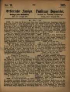 Oeffentlicher Anzeiger. 1875.08.04 Nro.31