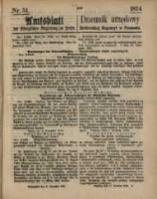 Amtsblatt der K&ouml;niglichen Regierung zu Posen. 1874.12.17 Nr 51