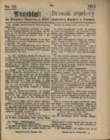 Amtsblatt der K&ouml;niglichen Regierung zu Posen. 1874.12.24 Nr 52