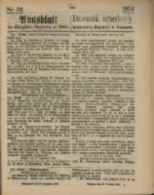 Amtsblatt der Königlichen Regierung zu Posen. 1874.12.24 Nr 52