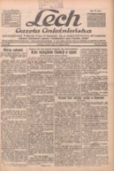 Lech.Gazeta Gnieźnieńska: codzienne pismo polityczne dla wszystkich stan&oacute;w. Dodatki: tygodniowy "Lechita" i powieściowy oraz dwutygodnik "Leszek" 1933.02.11 R.34 Nr34