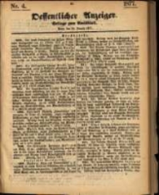 Oeffentlicher Anzeiger. 1877.01.24 Nro.4