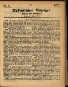 Oeffentlicher Anzeiger. 1877.02.07 Nro.6