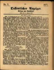 Oeffentlicher Anzeiger. 1877.02.14 Nro. 7