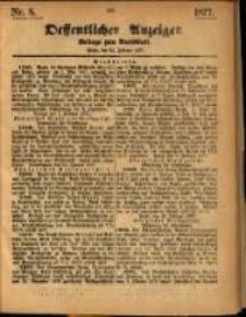Oeffentlicher Anzeiger. 1877.02.21 Nro.8