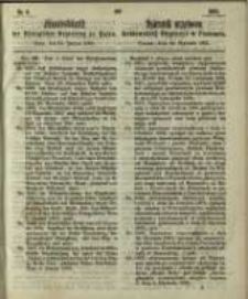 Amtsblatt der K&ouml;niglichen Regierung zu Posen. 1864.01.24 Nro.4