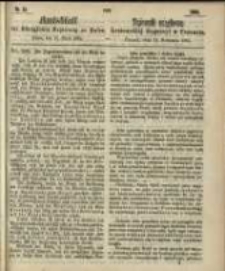 Amtsblatt der K&ouml;niglichen Regierung zu Posen. 1865.04.11 Nro.15