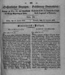 Oeffentlicher Anzeiger. 1832.07.31 Nro.31