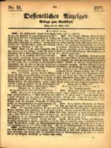 Oeffentlicher Anzeiger. 1877.03.21 Nro.12