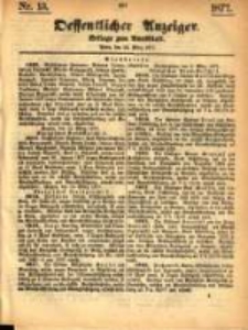 Oeffentlicher Anzeiger. 1877.03.28 Nro.13