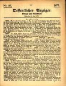 Oeffentlicher Anzeiger. 1877.06.20 Nro.25
