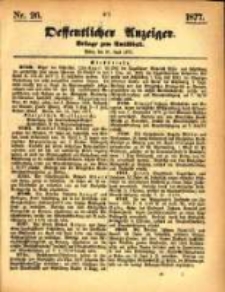 Oeffentlicher Anzeiger. 1877.06.27 Nro.26
