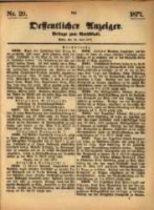 Oeffentlicher Anzeiger. 1877.07.18 Nro.29
