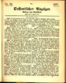 Oeffentlicher Anzeiger. 1877.08.08 Nro.32