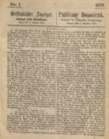 Oeffentlicher Anzeiger. 1876.01.05 Nro.1