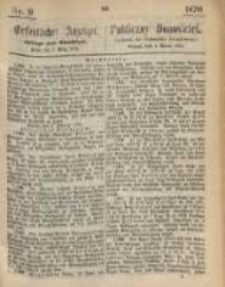 Oeffentlicher Anzeiger. 1876.03.01 Nro.9