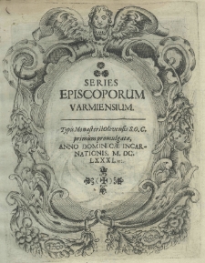 Series episcoporum Varmiensium