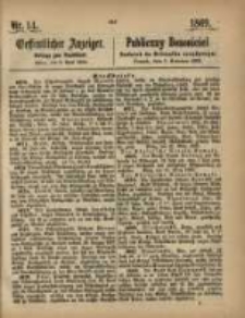 Oeffentlicher Anzeiger. 1869.04.06 Nro.14
