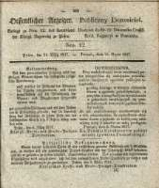 Oeffentlicher Anzeiger. 1837.03.21 Nro.12