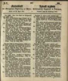 Amtsblatt der K&ouml;niglichen Regierung zu Posen. 1865.04.25 Nro.17